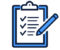 Icon of checklist on clipboard